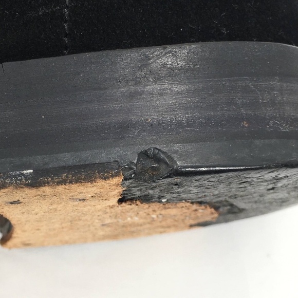 Salvatore Ferragamo Mens Suede Oxford Shoe Black Apron Split Toe Lace Up Sz 9 - Picture 15 of 15